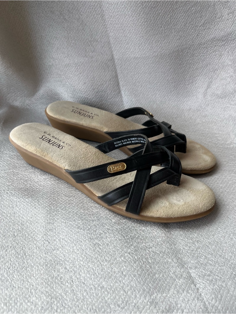 G.H. Bass & Co Sunjuns Begonia Women's Leather Strappy Sandals